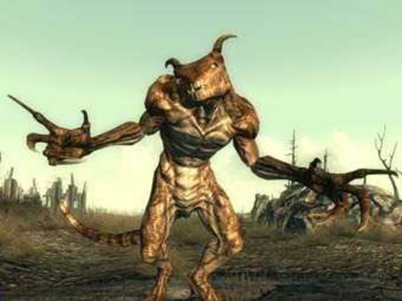 Созданный с помощью генной инженерии Deathclaw из игры Fallout 3