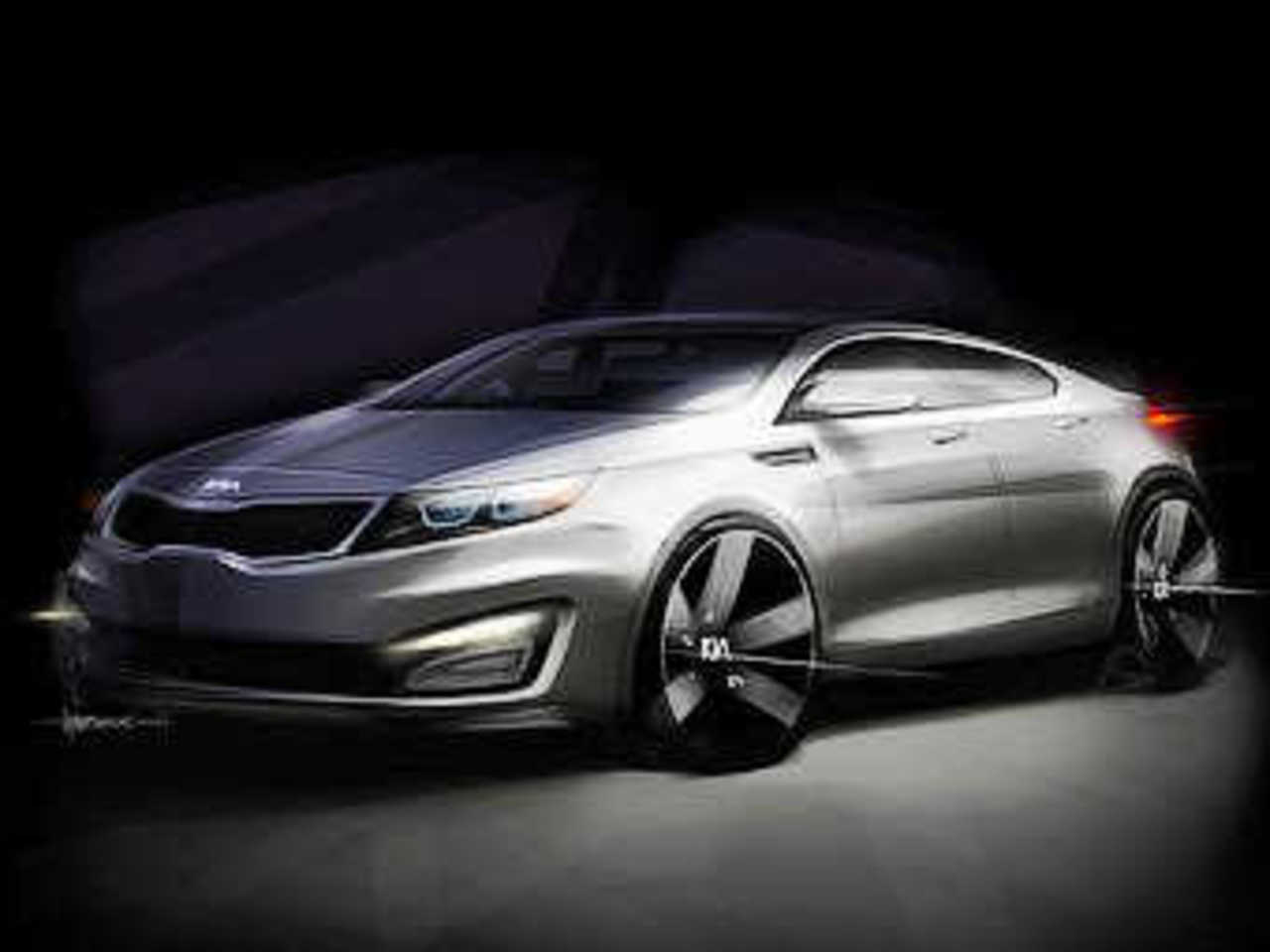 Kia Magentis. Иллюстрации Kia