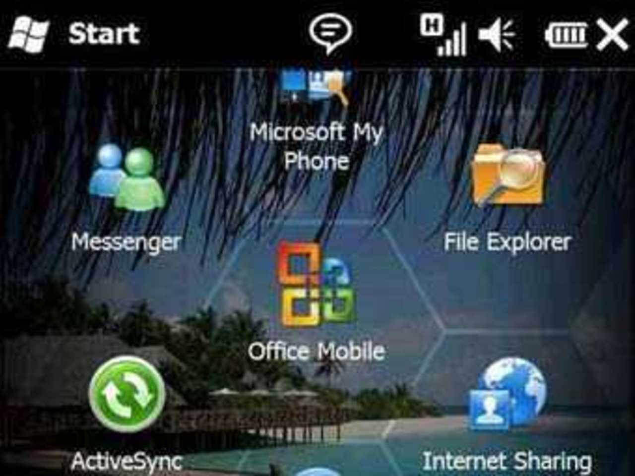 Скриншот Windows Mobile 6.5