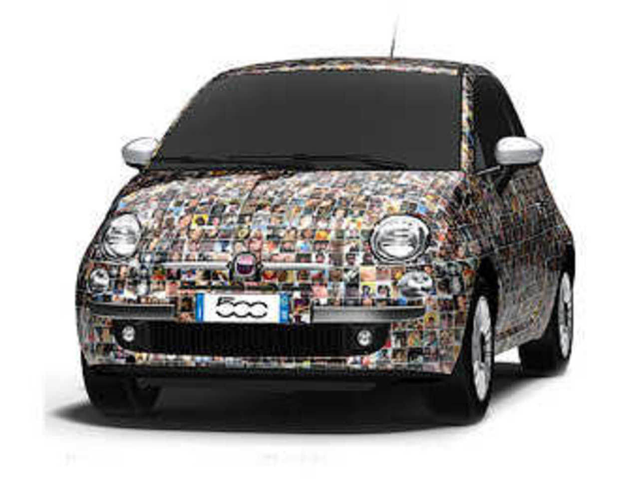 Примерный внешний вид шоу-кара Fiat 500 Thousandth. Иллюстрация Fiat