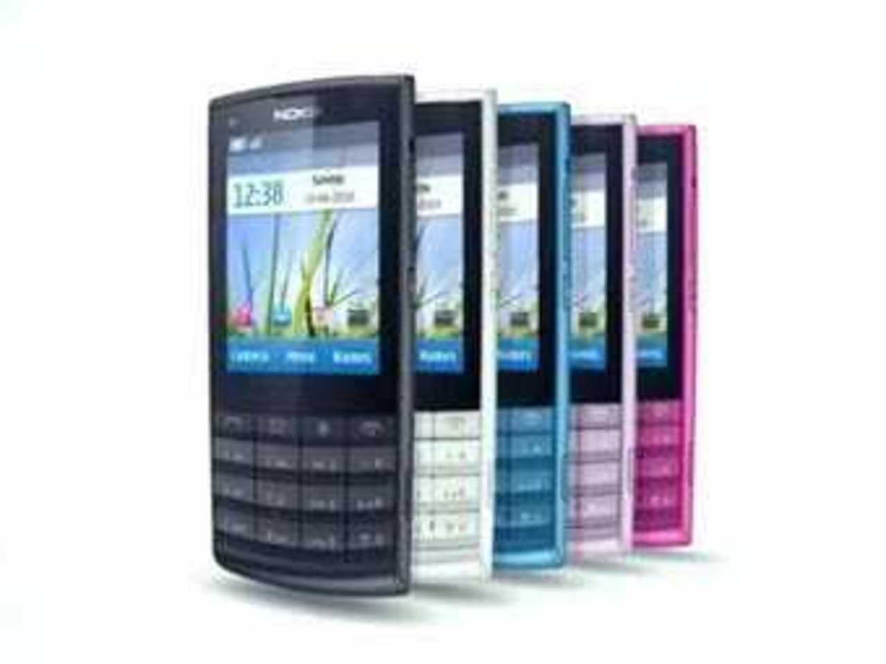 Nokia X3 Touch and Type. Иллюстрация пресс-службы Nokia
