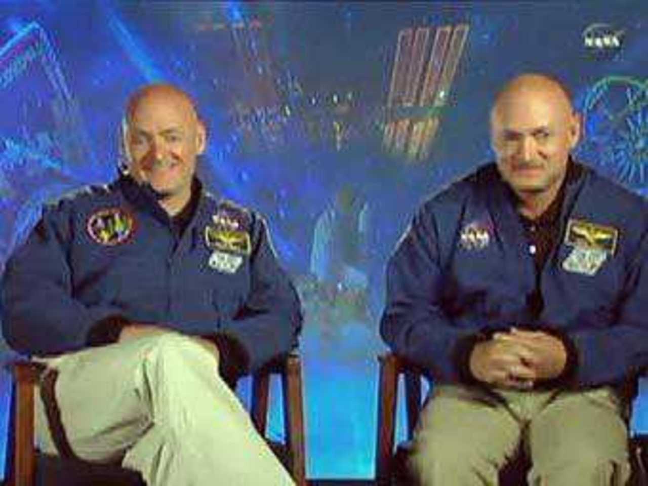 Близнецы Келли. Кадр NASA TV