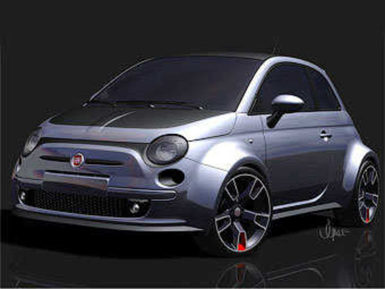 Fiat 500 Mopar. Иллюстрация Mopar