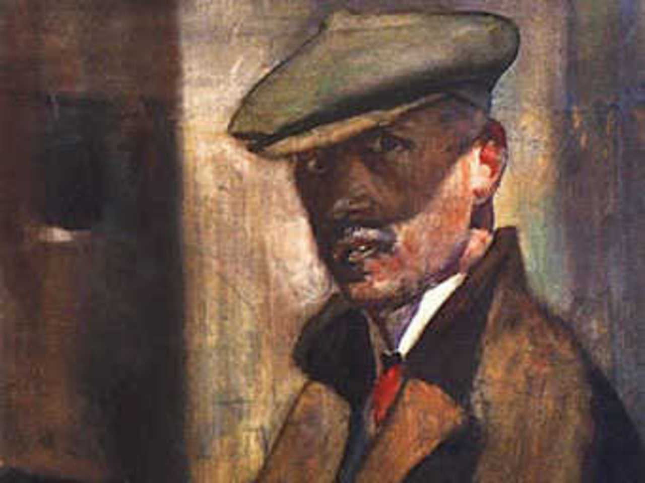Юлиан Фалат, Автопортрет 1910 г. Народный музей искусств, Краков, Польша