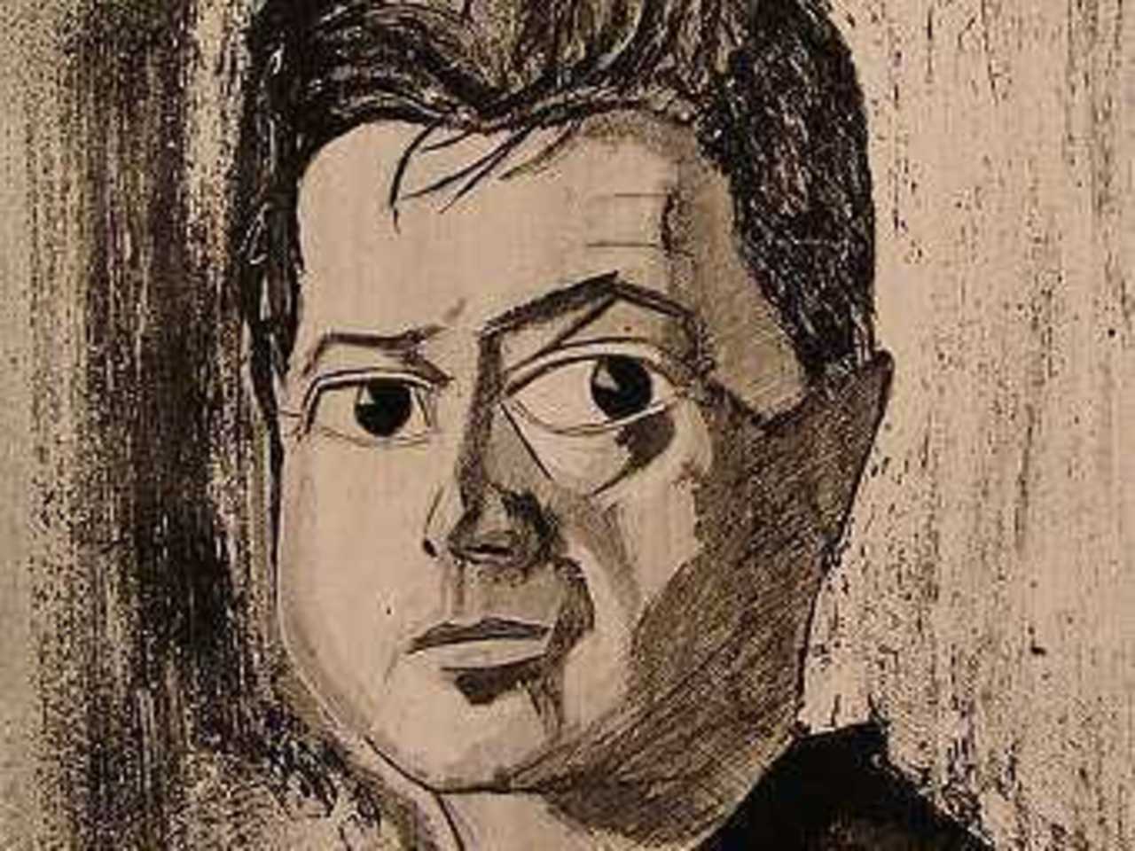 Фрагмент портрета Ф. Бэкона кисти Р. Грея. Фото National Portrait Gallery, London