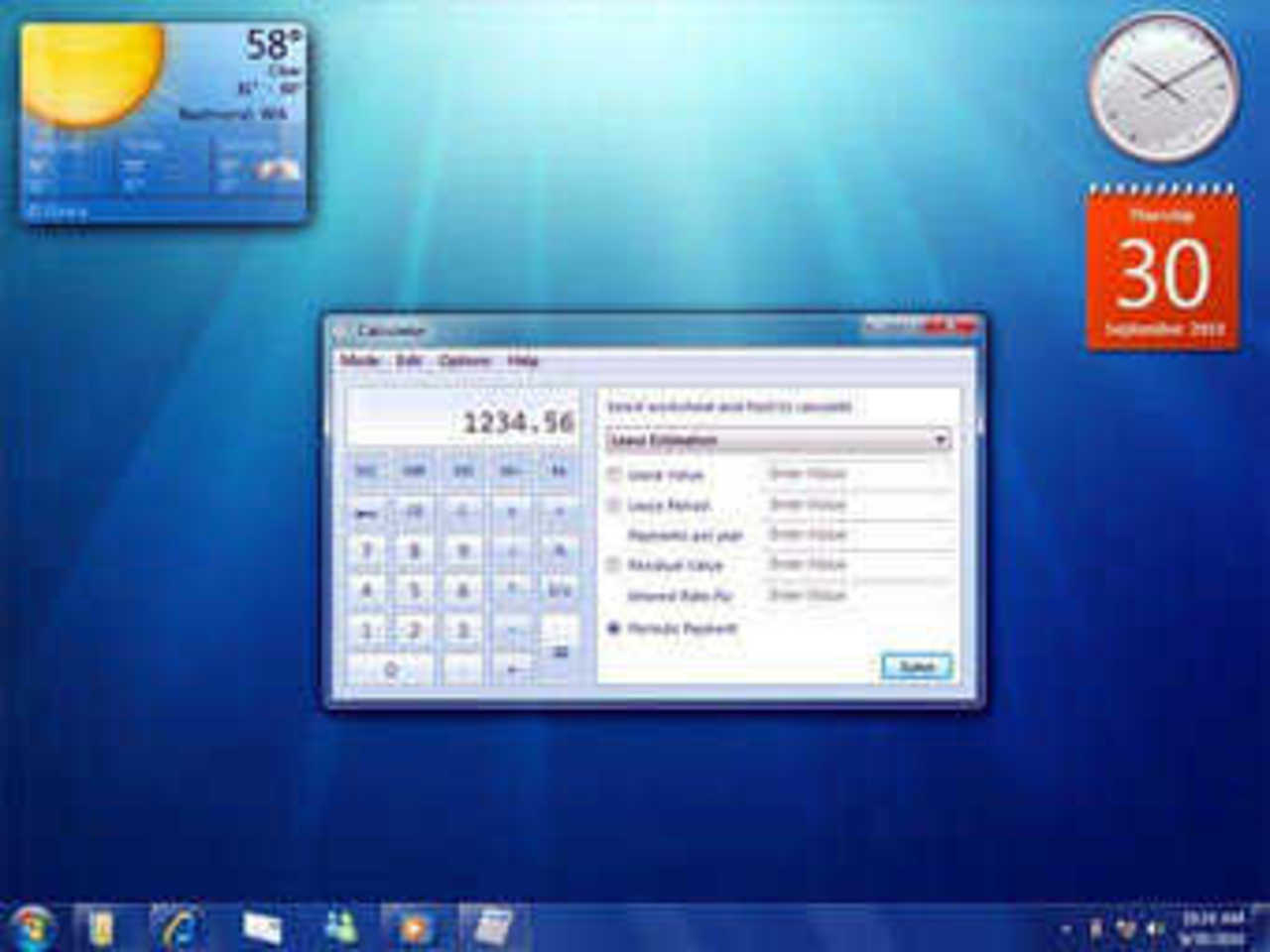 Скриншот Windows 7