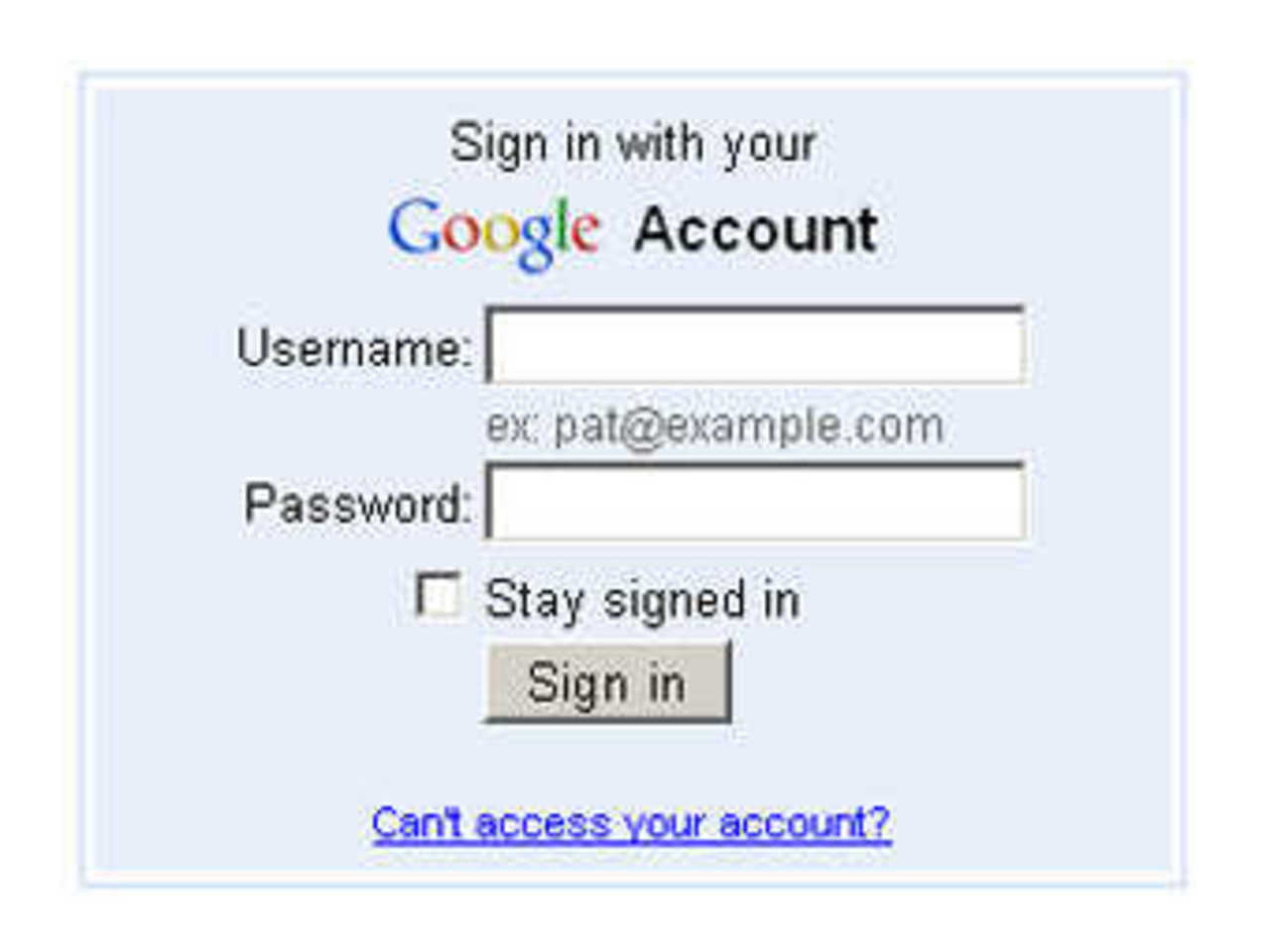 Скриншот главной страницы сервиса Gmail