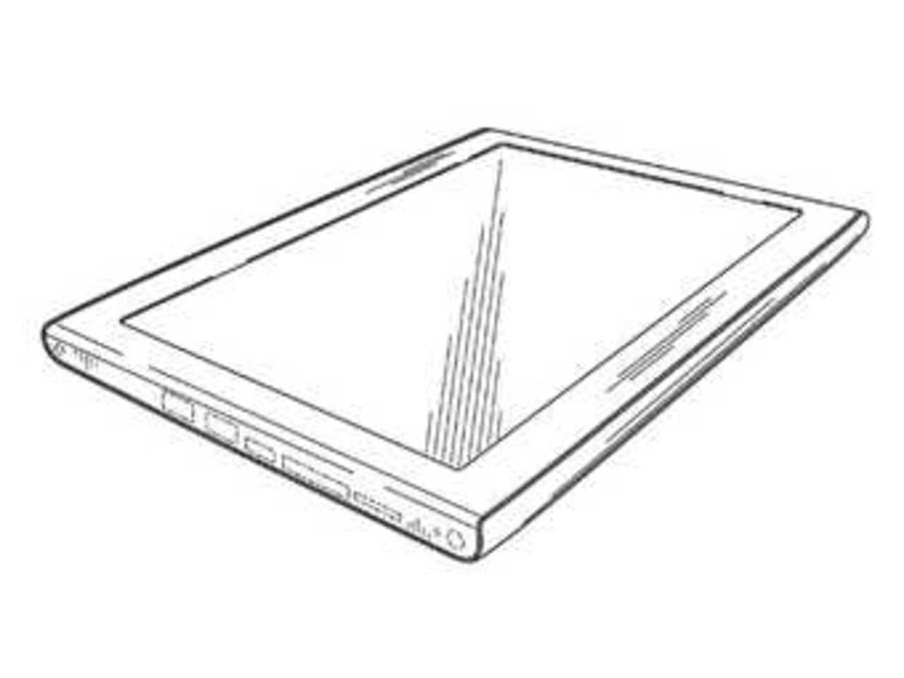 Планшет Nokia. Изображение с сайта патентного бюро США