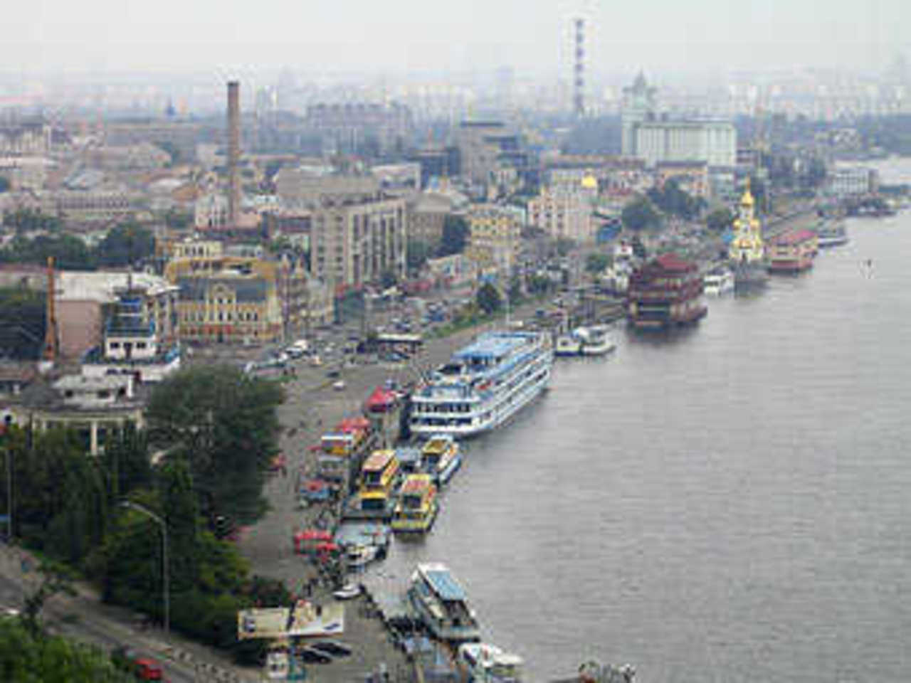Набережная Днепра в Киеве. Фото с сайта all-pages.com