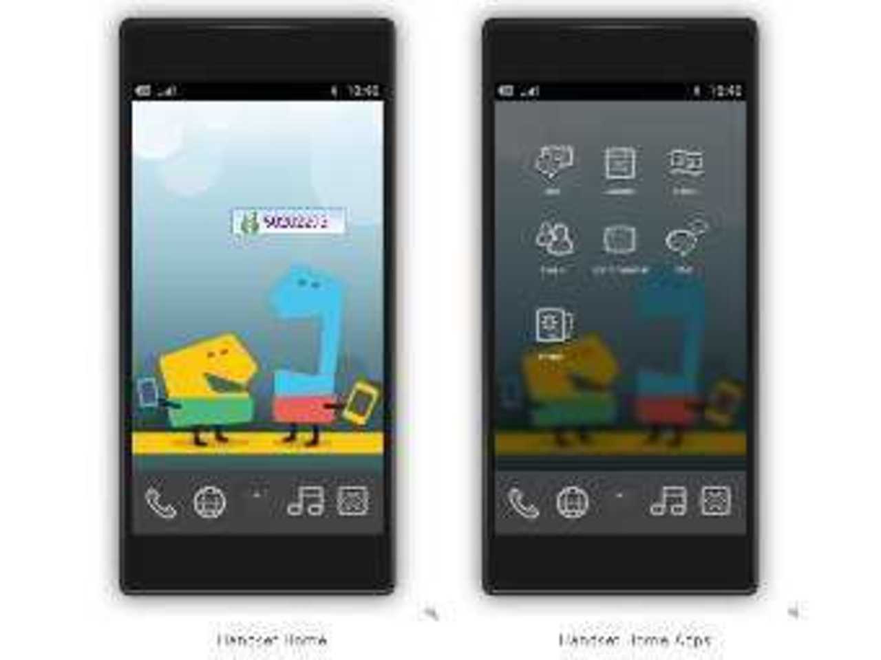 MeeGo 1.1 на экране смартфона, изображение с официального сайта платформы.