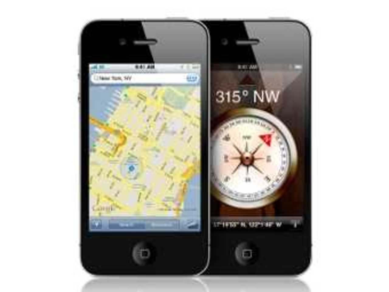 Смартфоны iPhone 4, изображение с сайта Apple.