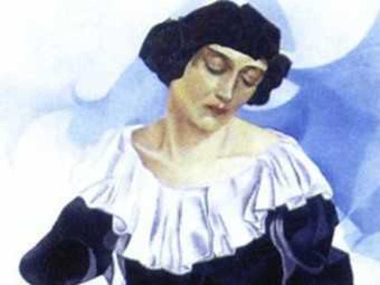 Фрагмент портрета Беллы Шагал кисти Марка Шагала. 1917 год. Изображение с wikipedia.org