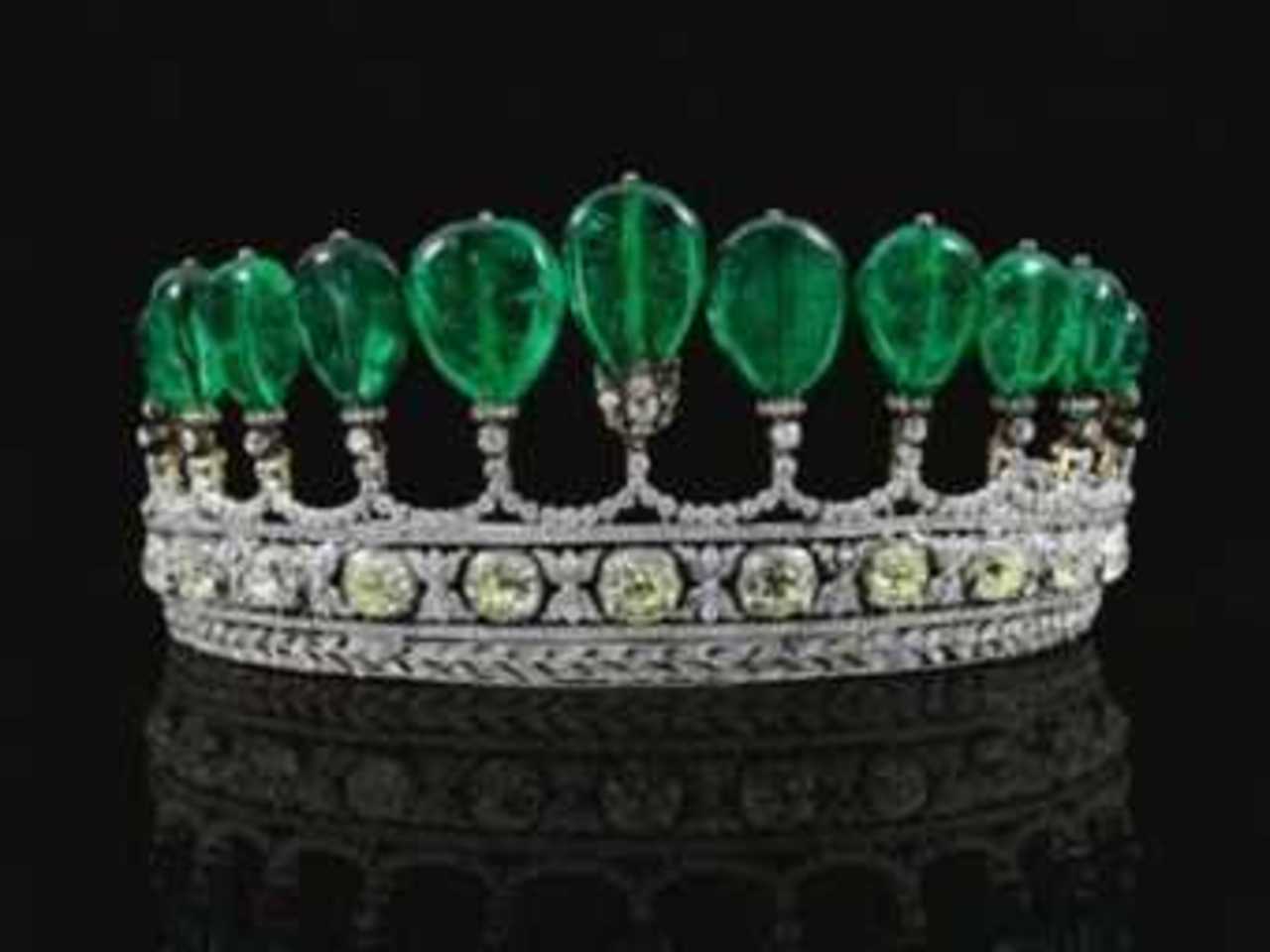 Изумрудная диадема. Фото с сайта Sotheby's