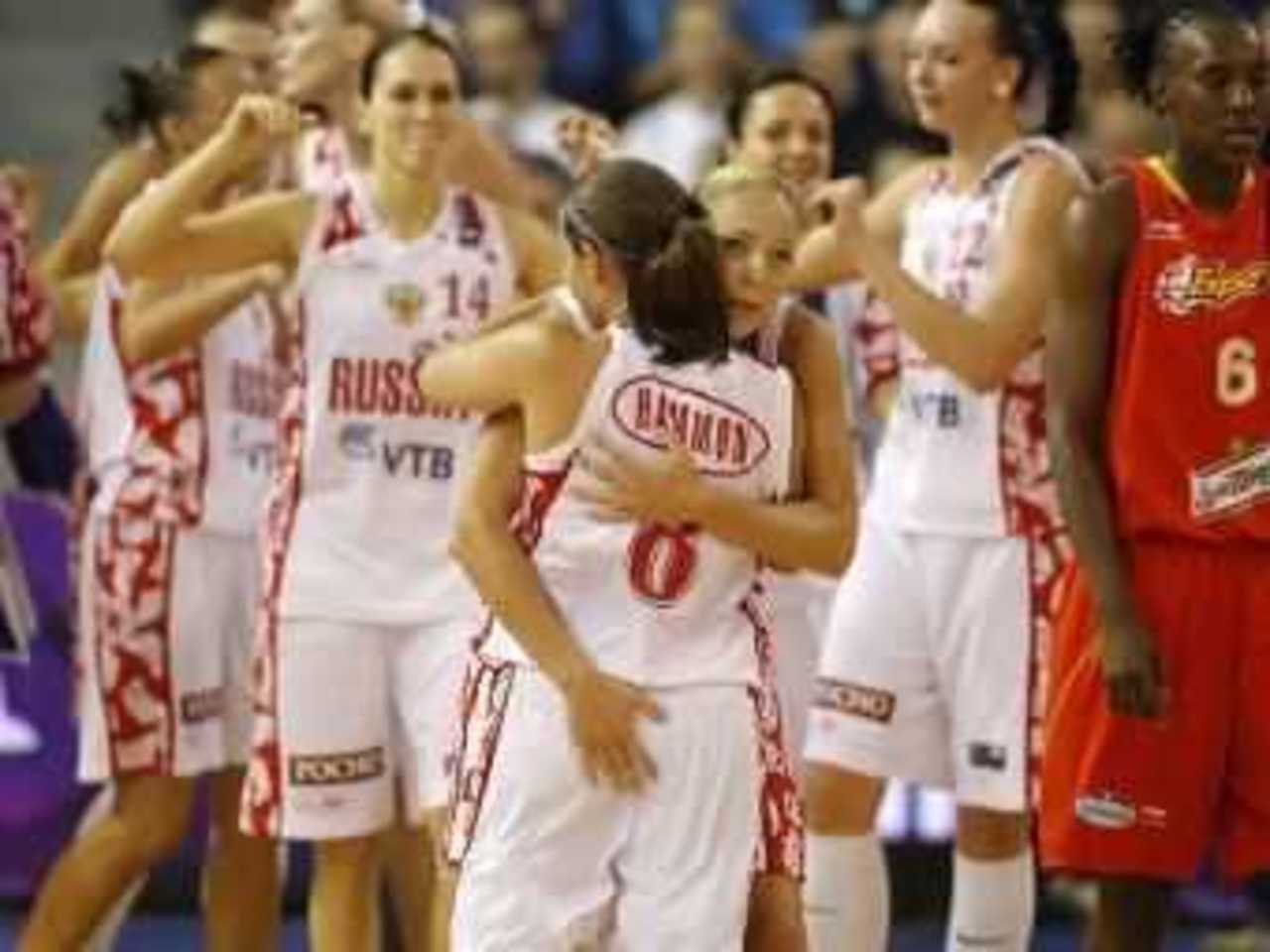 Баскетболистки сборной России. Фото с официального сайта чемпионата Европы 2010 года