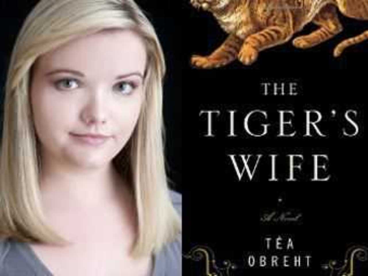 Тиа Обрехт (фото с сайта orangeprize.co.uk) и обложка ее романа "Tiger's Wife" (фото amazon.com)