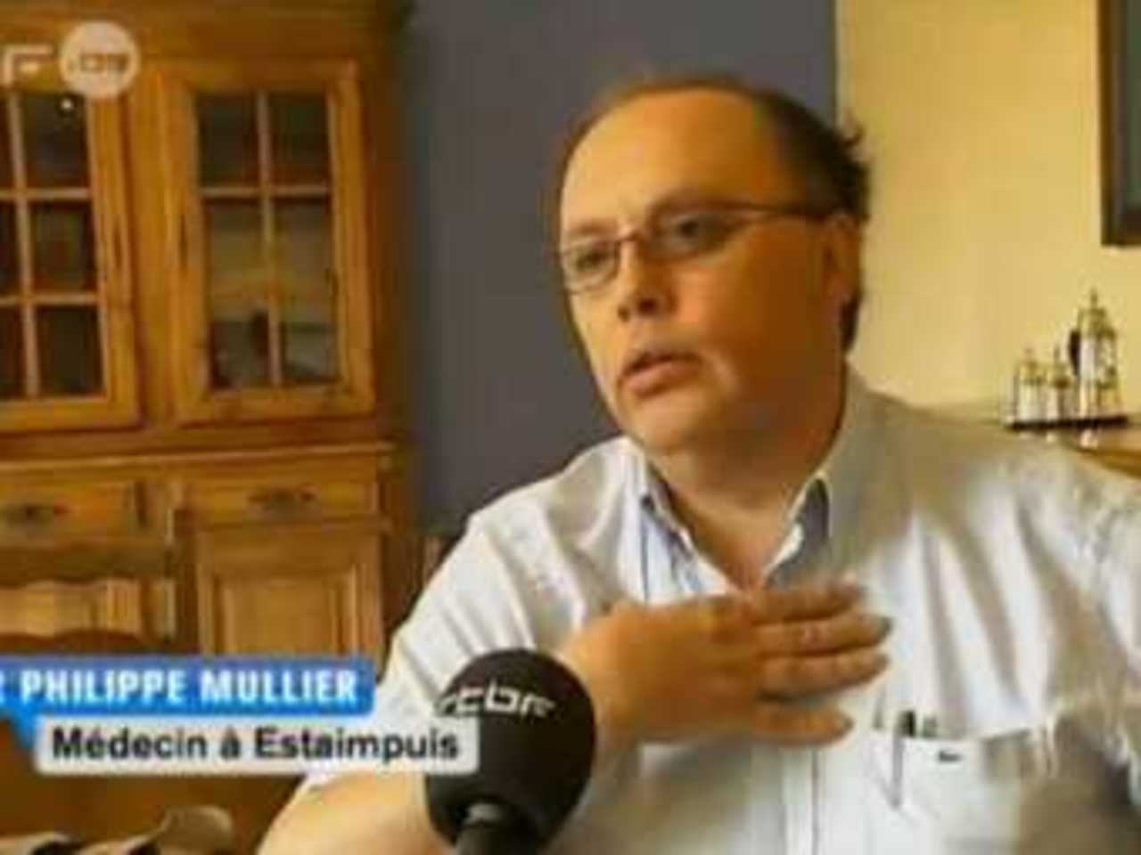 Филипп Мюлье, кадр телеканала RTBF