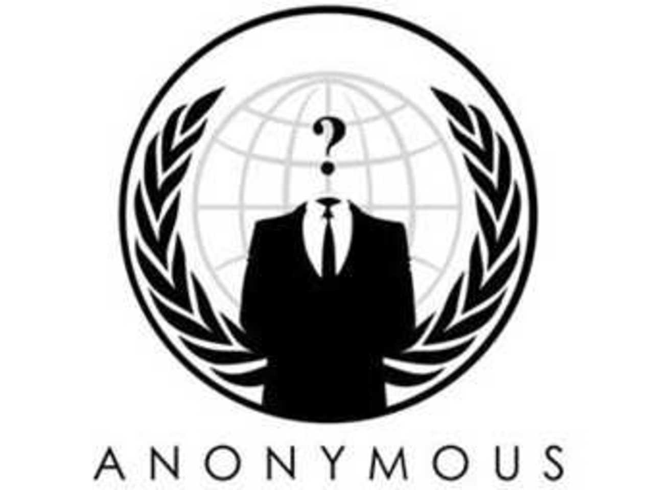 Логотип хакерской группы Anonymous