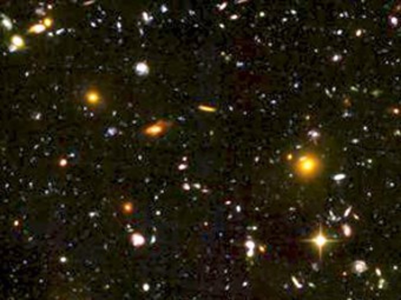 Удаленные галактики. Иллюстрация NASA/ESA