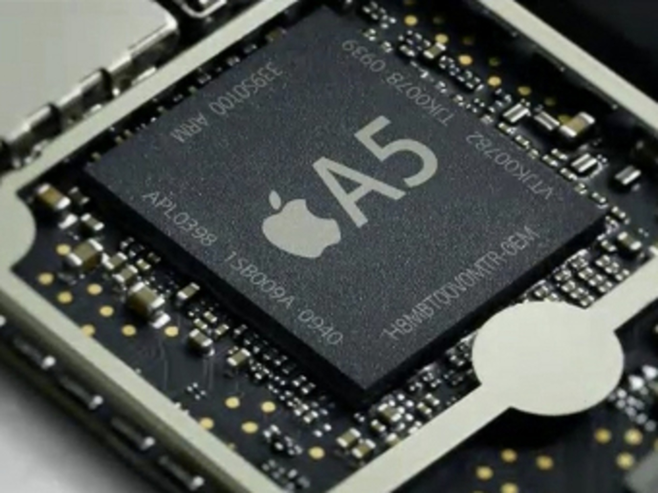 Процессор A5, фотография Apple
