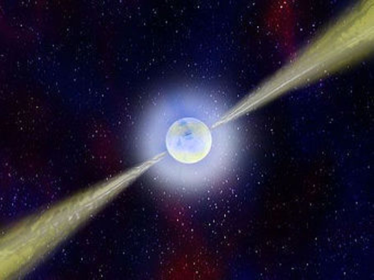 Пульсар. Иллюстрация nrao.edu