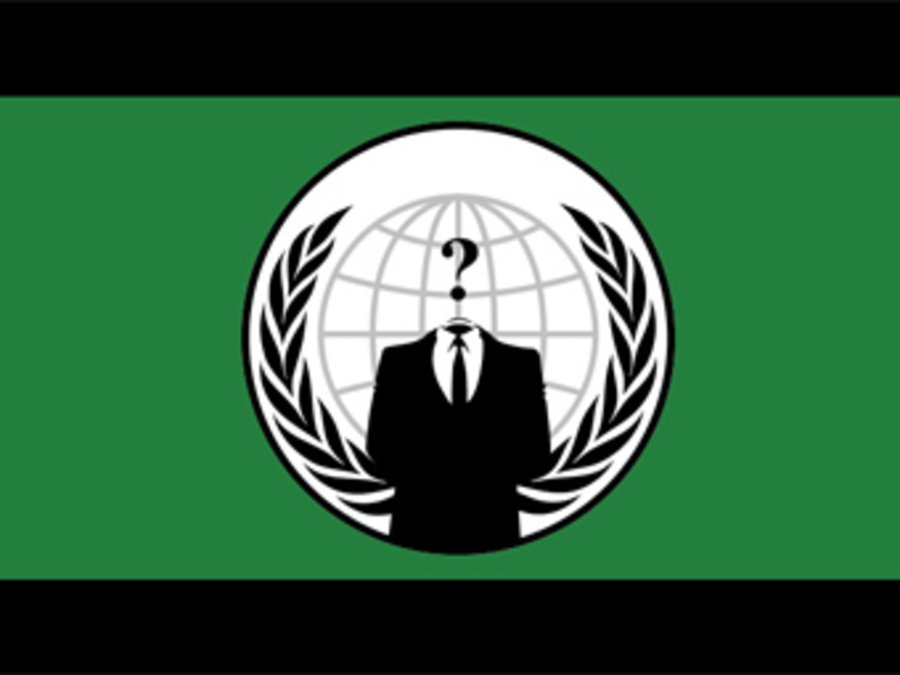Эмблема хакерской группы Anonymous