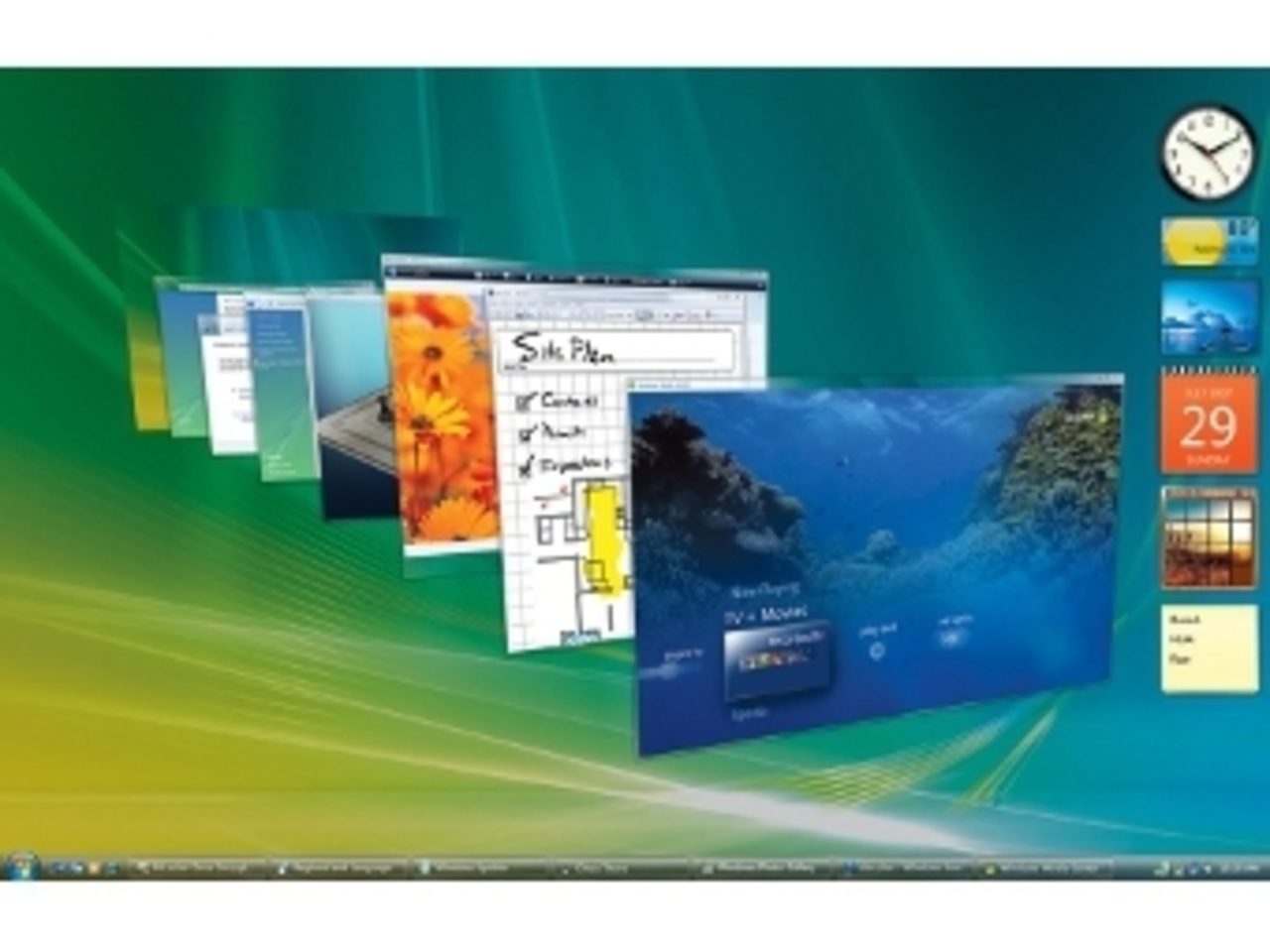 Рабочий стол Vista Ultimate