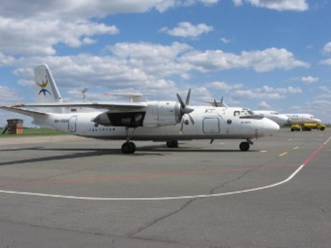 Ан-24. Кадр телеканала "Россия 1"