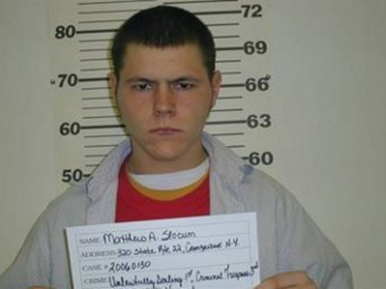 Мэттью Слокум. Фото полиции Массачусетса
