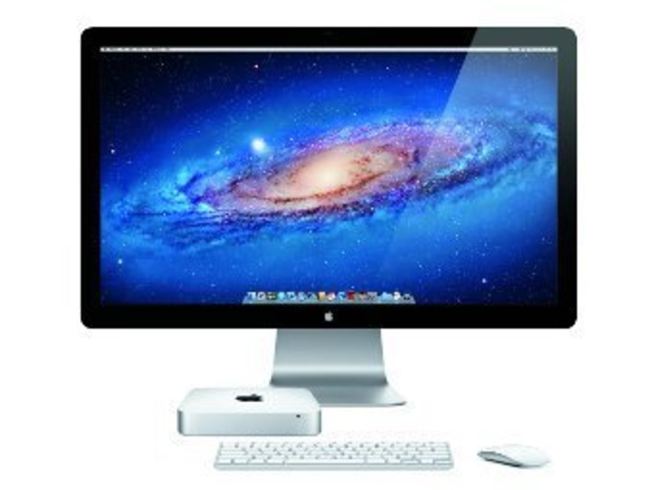 Mac mini и монитор Thunderbolt Display, изображение с сайта Apple