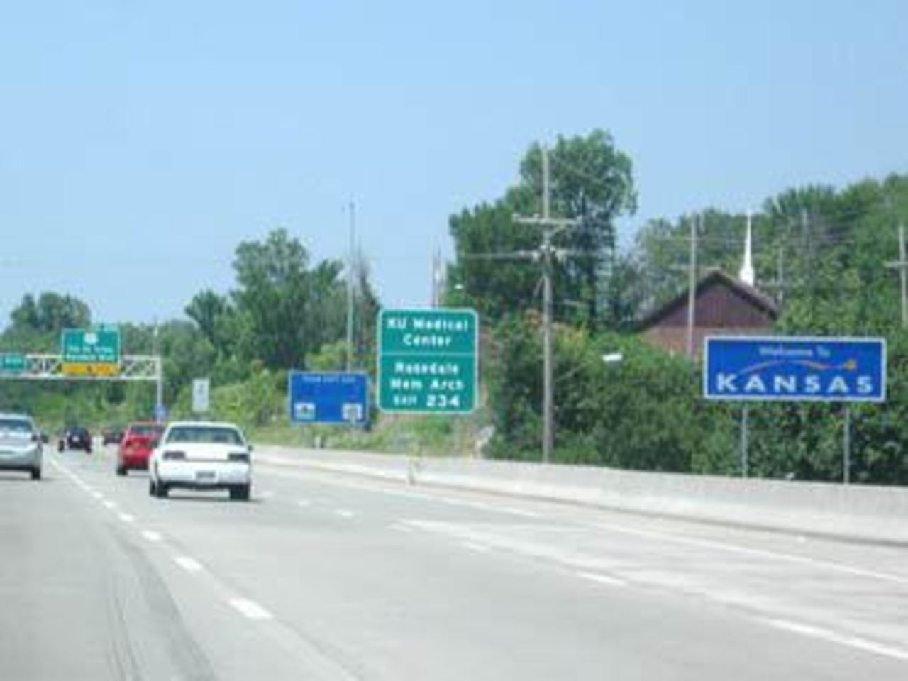 Шоссе в Канзасе. Фото Airtuna08 с сайта wikipedia.org