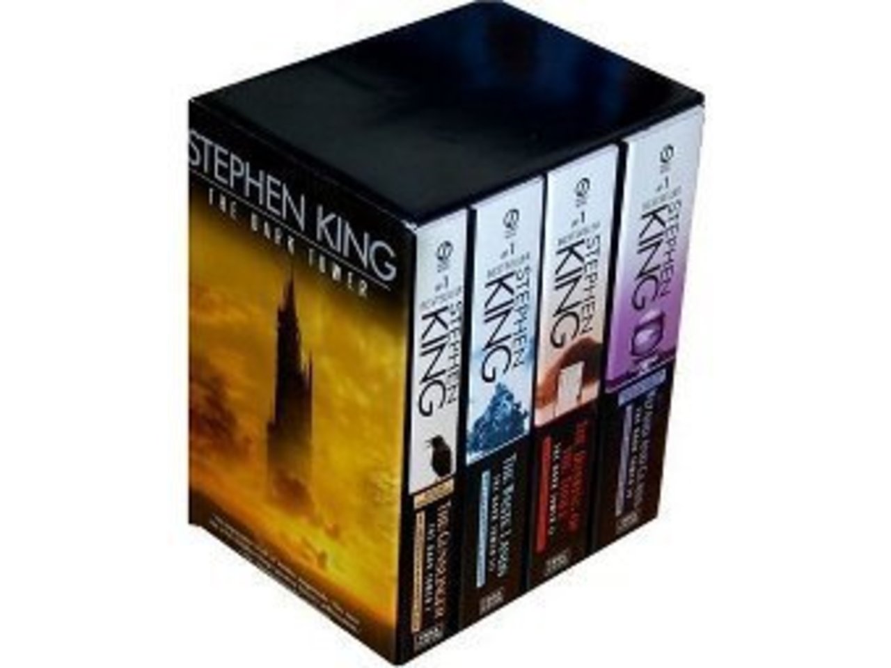 Первые четыре книги серии "Темная башня", изображение с сайта amazon.com