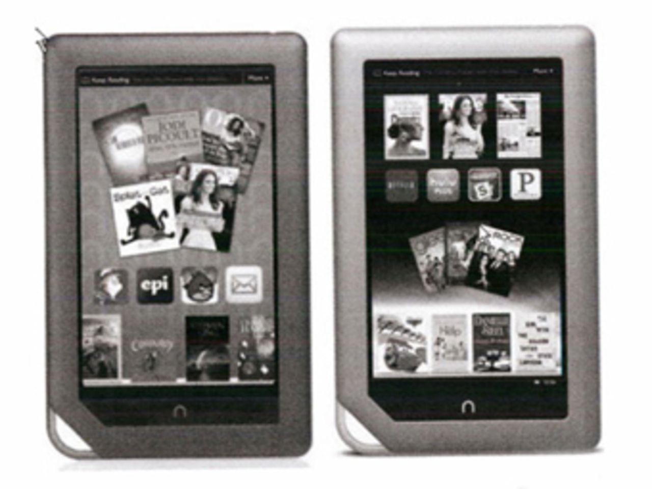 Nook Color и Nook Tablet, изображение с сайта engadget.com