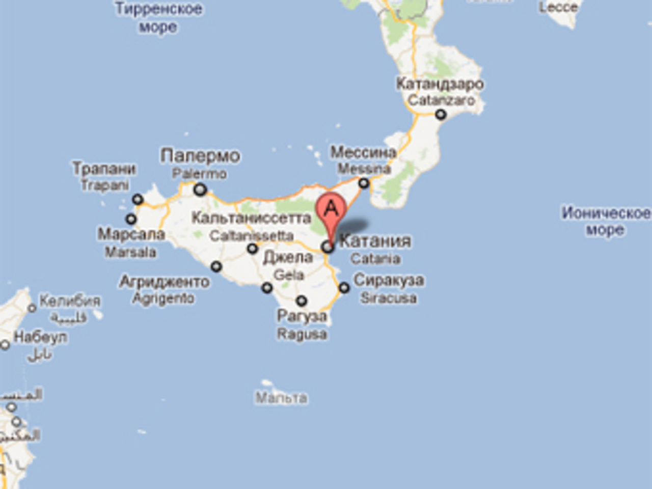 Катания на картах Google