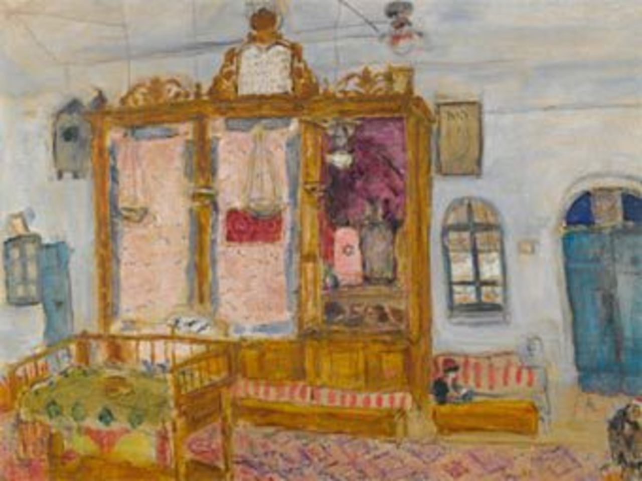 Фрагмент одной из выставленных на торги картин Шагала. Изображение с сайта Sotheby's