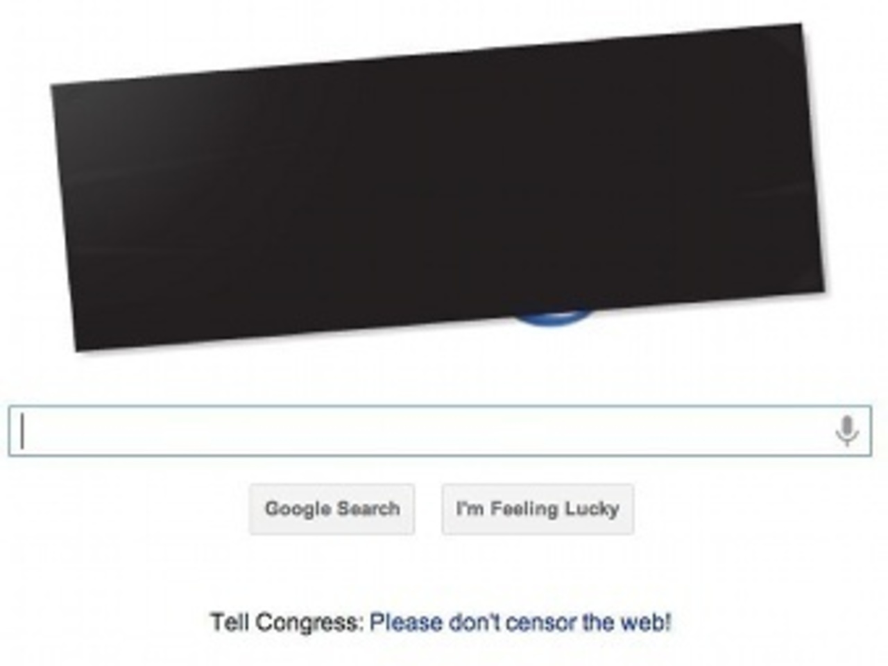 Скриншот сайта google.com, сделанный 18 января