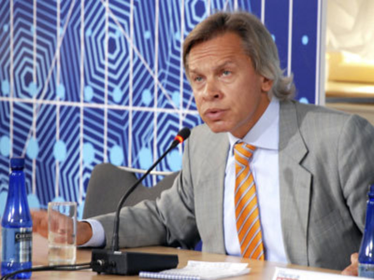 Глава комитета Госдумы по международным делам Алексей Пушков. Иллюстрация: liberty.ru