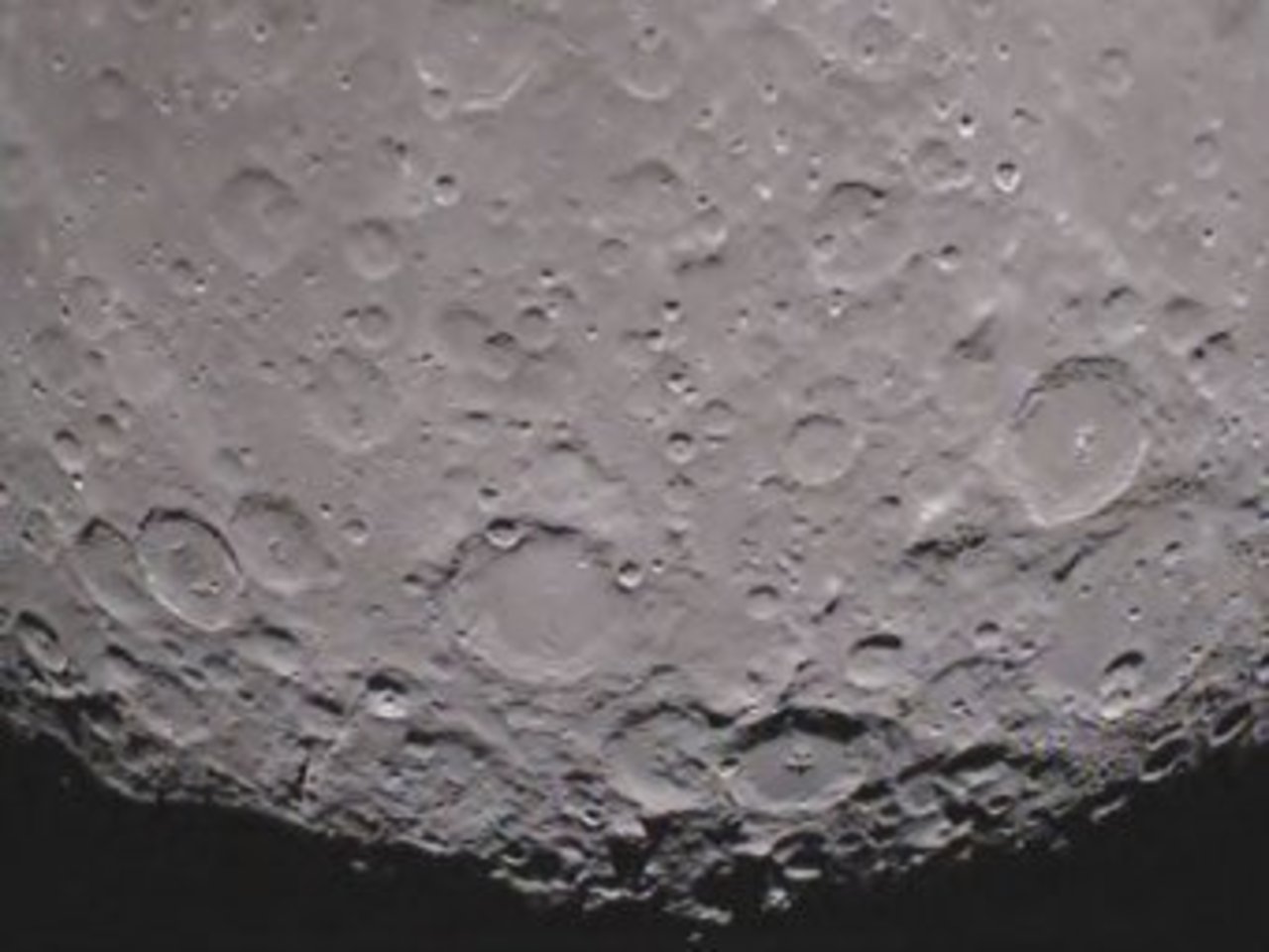 Фрагмент видео обратной стороны Луны, сделанного аппаратами GRAIL. Фото NASA