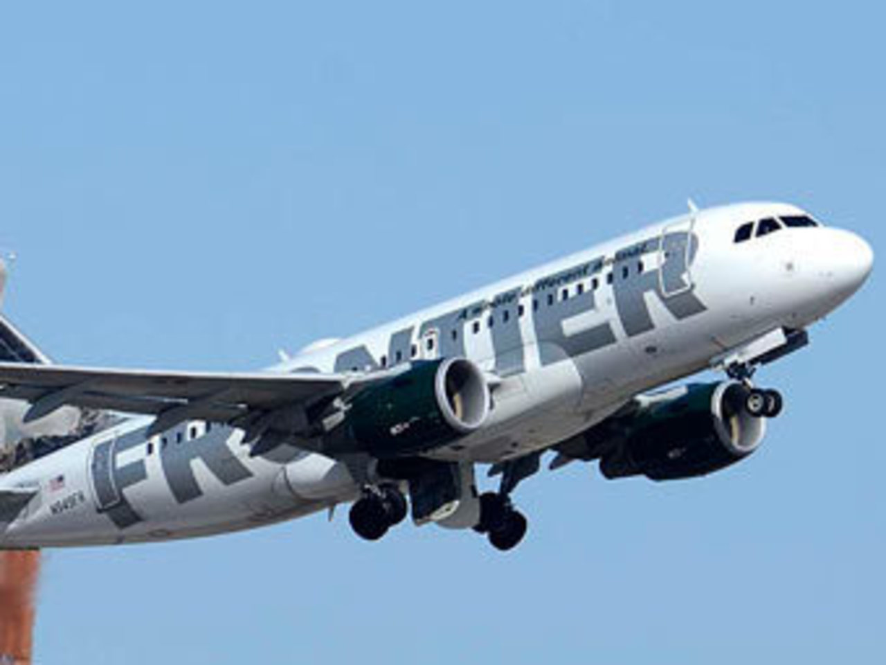 Самолет аиакомпании Frontier. Фото с сайта flightglobal.com