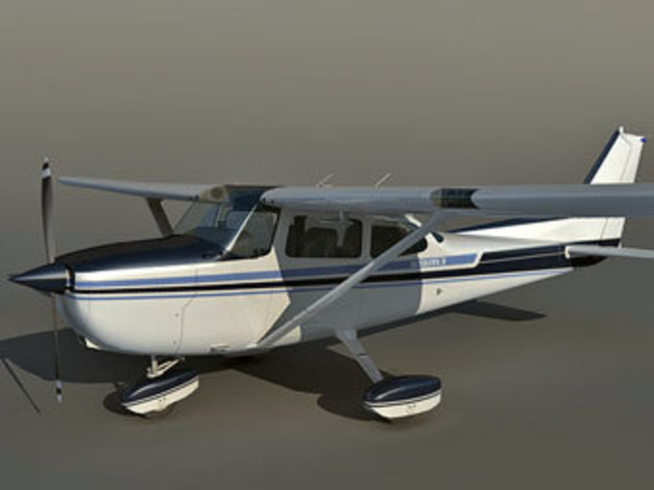 Cessna-172. Иллюстрация с сайта turbosquid.com