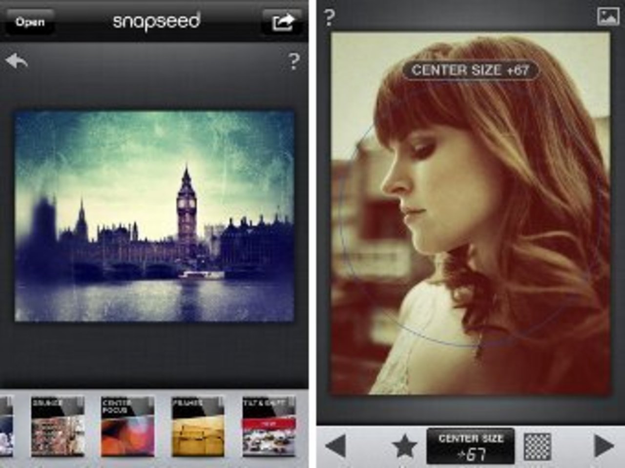Скриншоты Snapseed из App Store