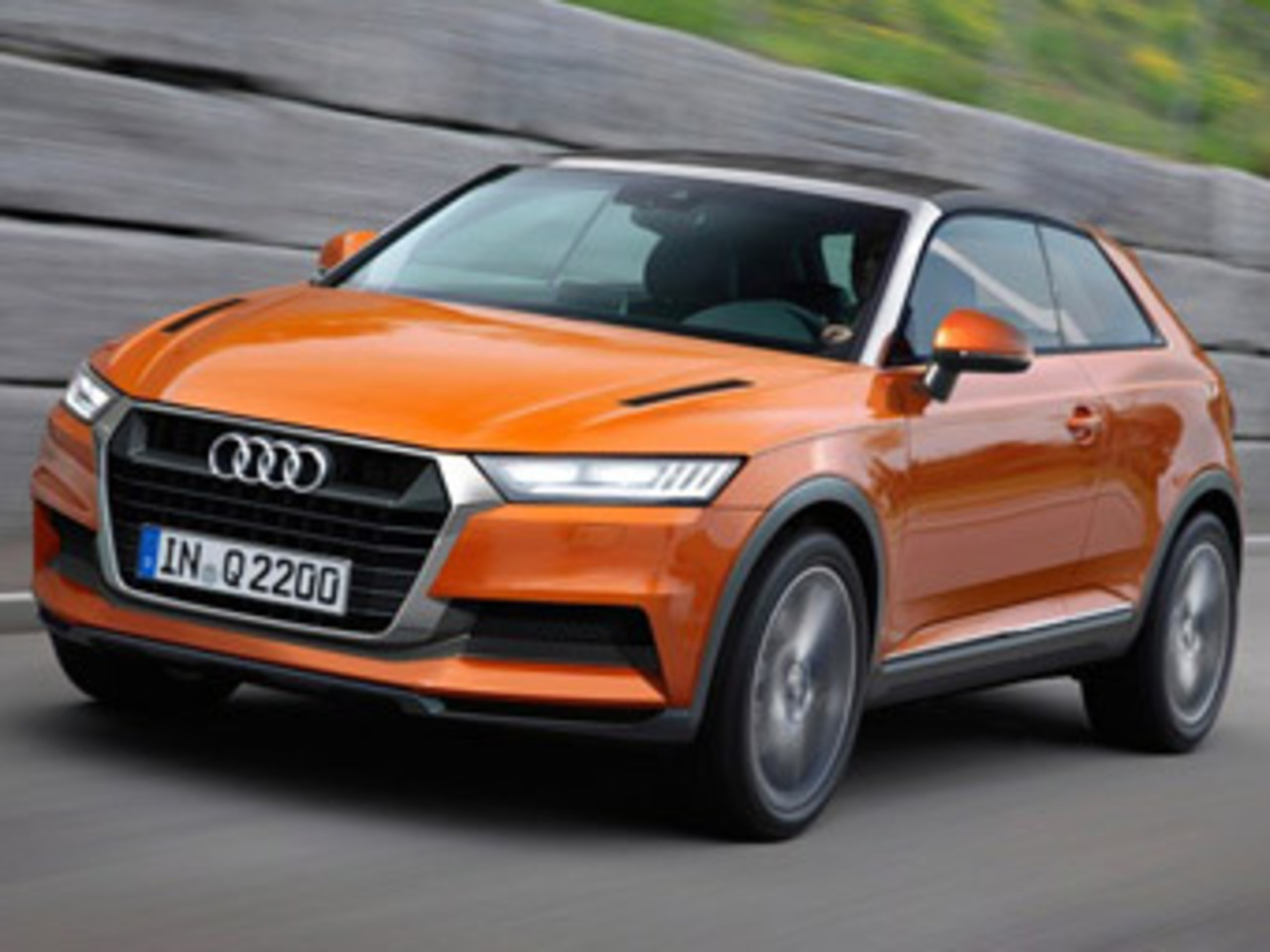 Предполагаемый внешний вид Audi Crosslane Coupe. Иллюстрация Spot Press Services с сайта welt.de