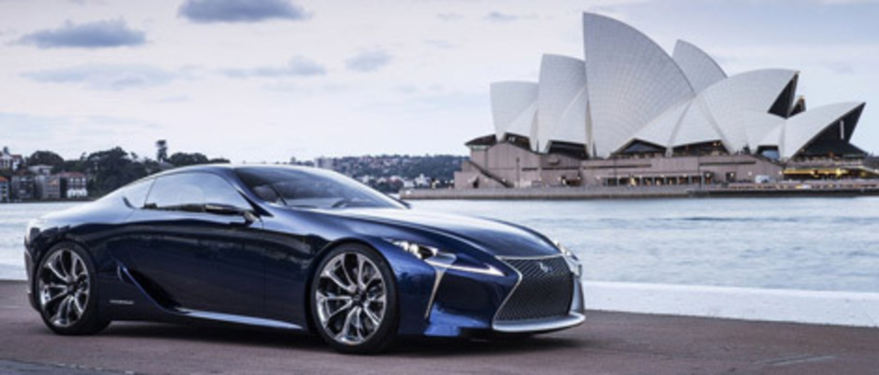 Lexus LF-LC Blue. Фото Lexus