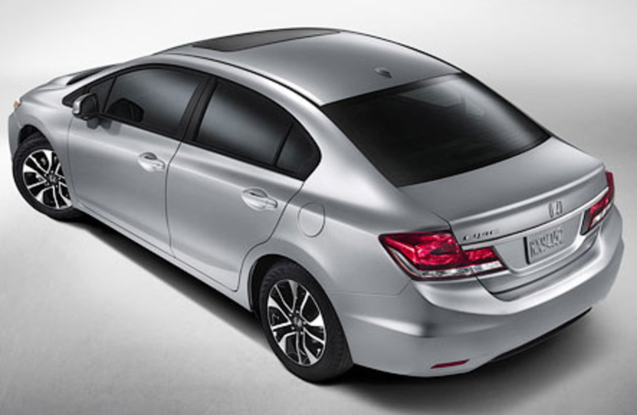 Обновленный Honda Civic. Фото Honda