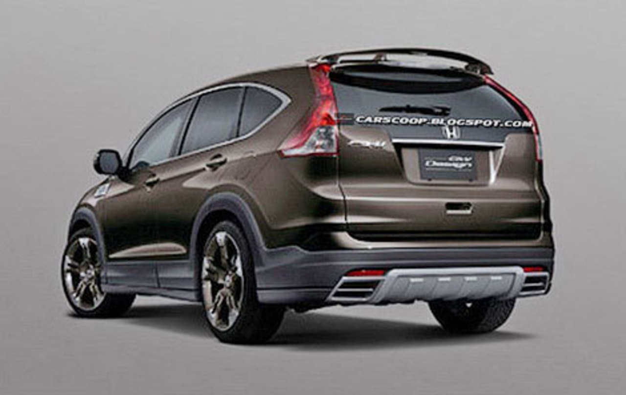 Новый Honda CR-V с тюнинг-пакетом Mugen. Фото c сайта carscoop.blogspot.com