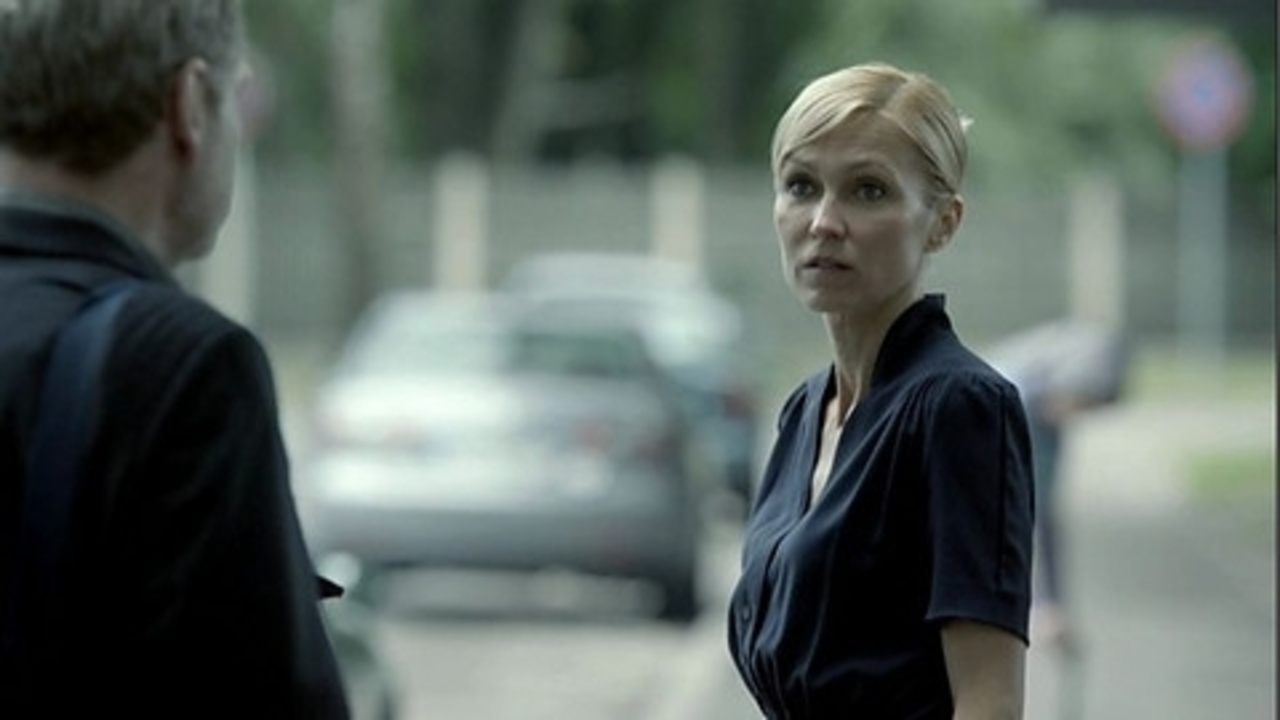 Ингеборга Дапкунайте в фильме Wallander. Кадр из фильма.