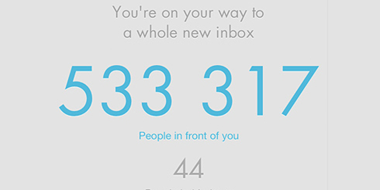 Скриншот счетчика в приложении Mailbox