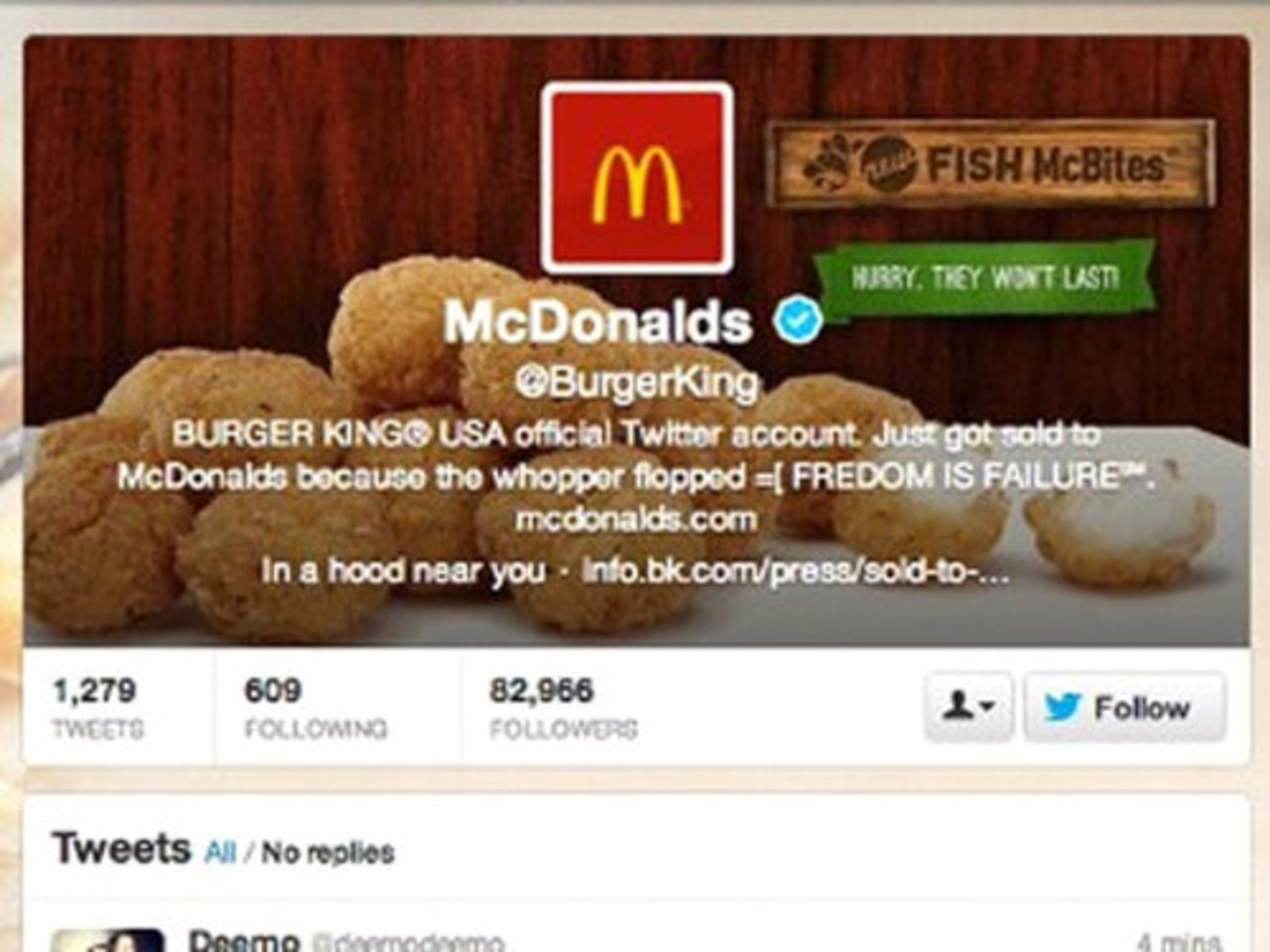 фото: BurgerKing / Twitter