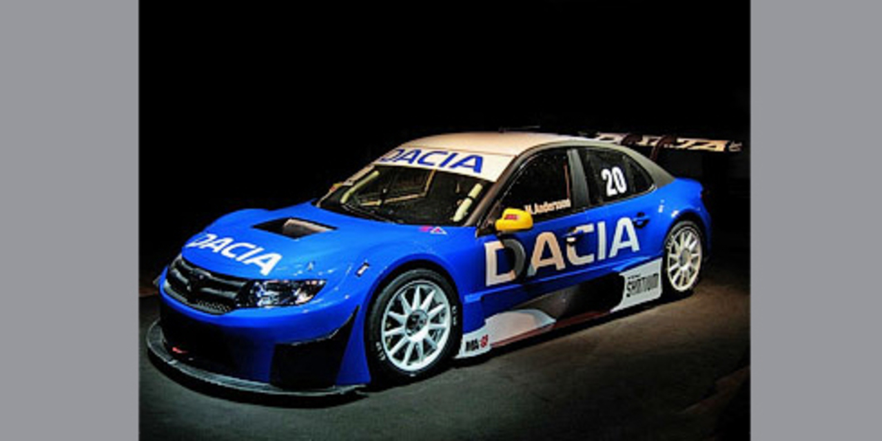 Dacia Logan для STCC. Фото с сайта carscoops.com