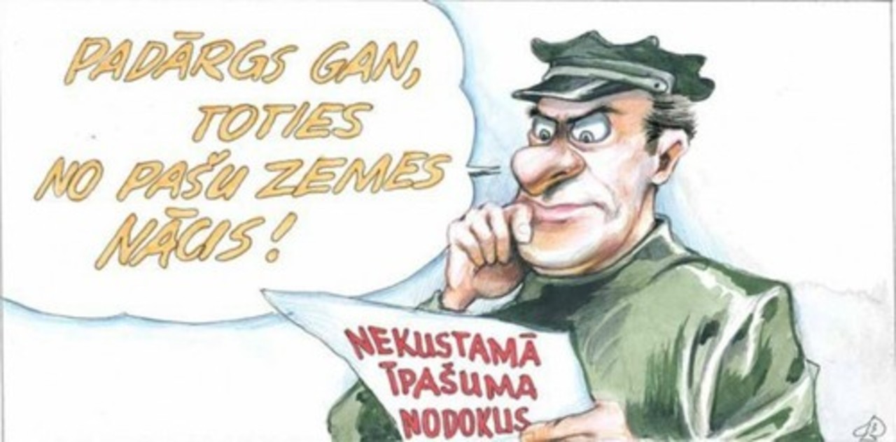Karikatūra: Agris Liepiņš, Dienas Bizness