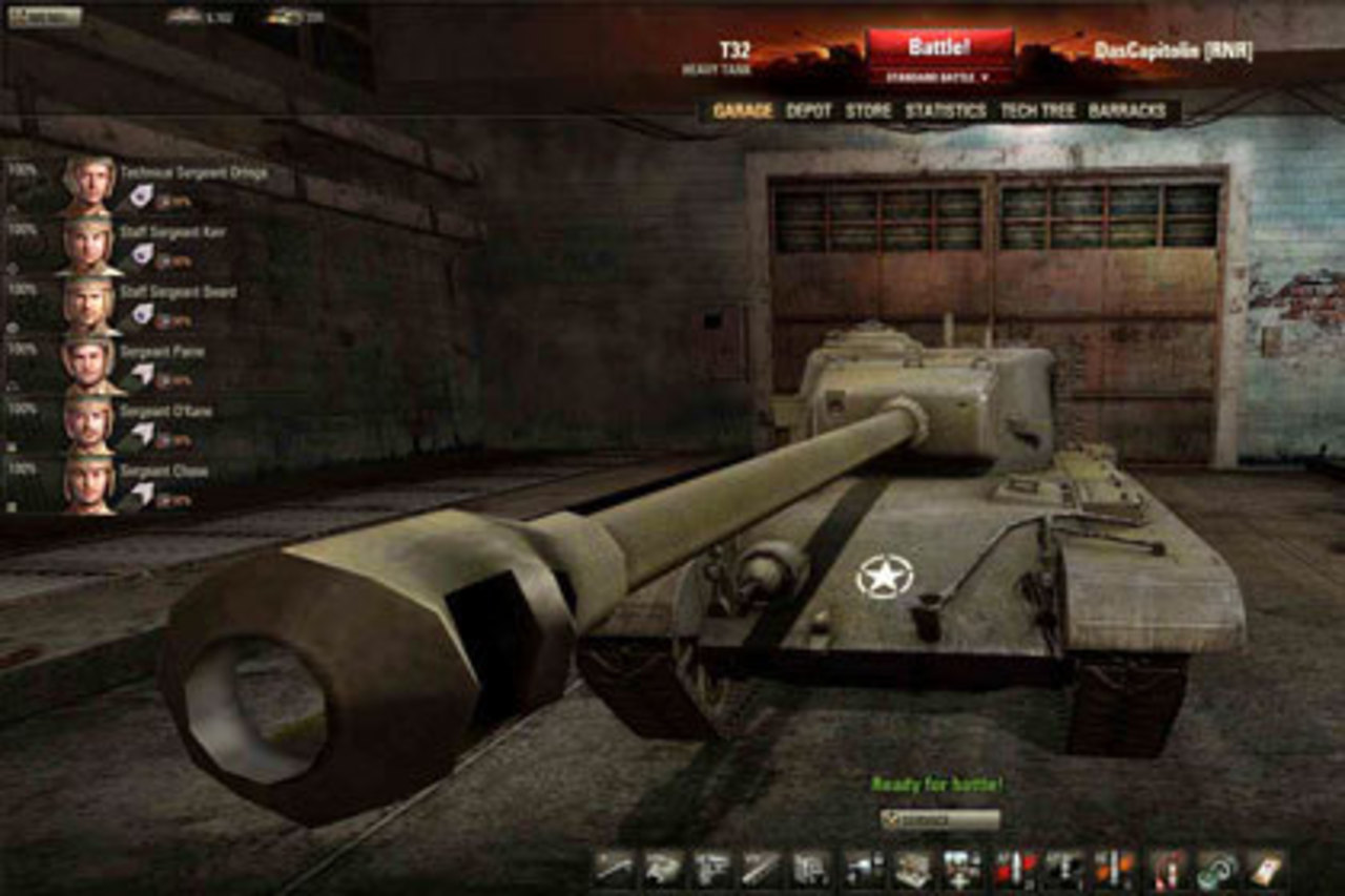 Скриншот игры World of Tanks